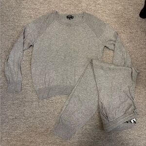 Women Theory Gray Lounge Set
